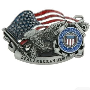 Coast Guard belt buckle. Navy ARMY NAVY AIR FORCE USMC available sold separately